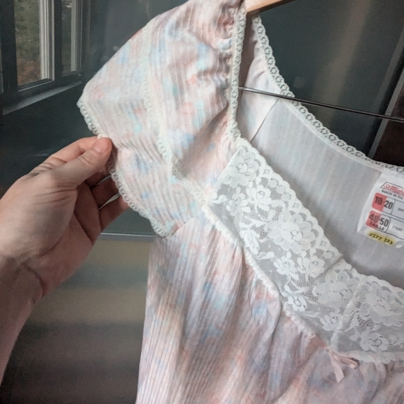 📼Vintage 90's St. Michael from Marks & Spencer Lingerie Nightgown Nightie - XL - Picture 8 of 11